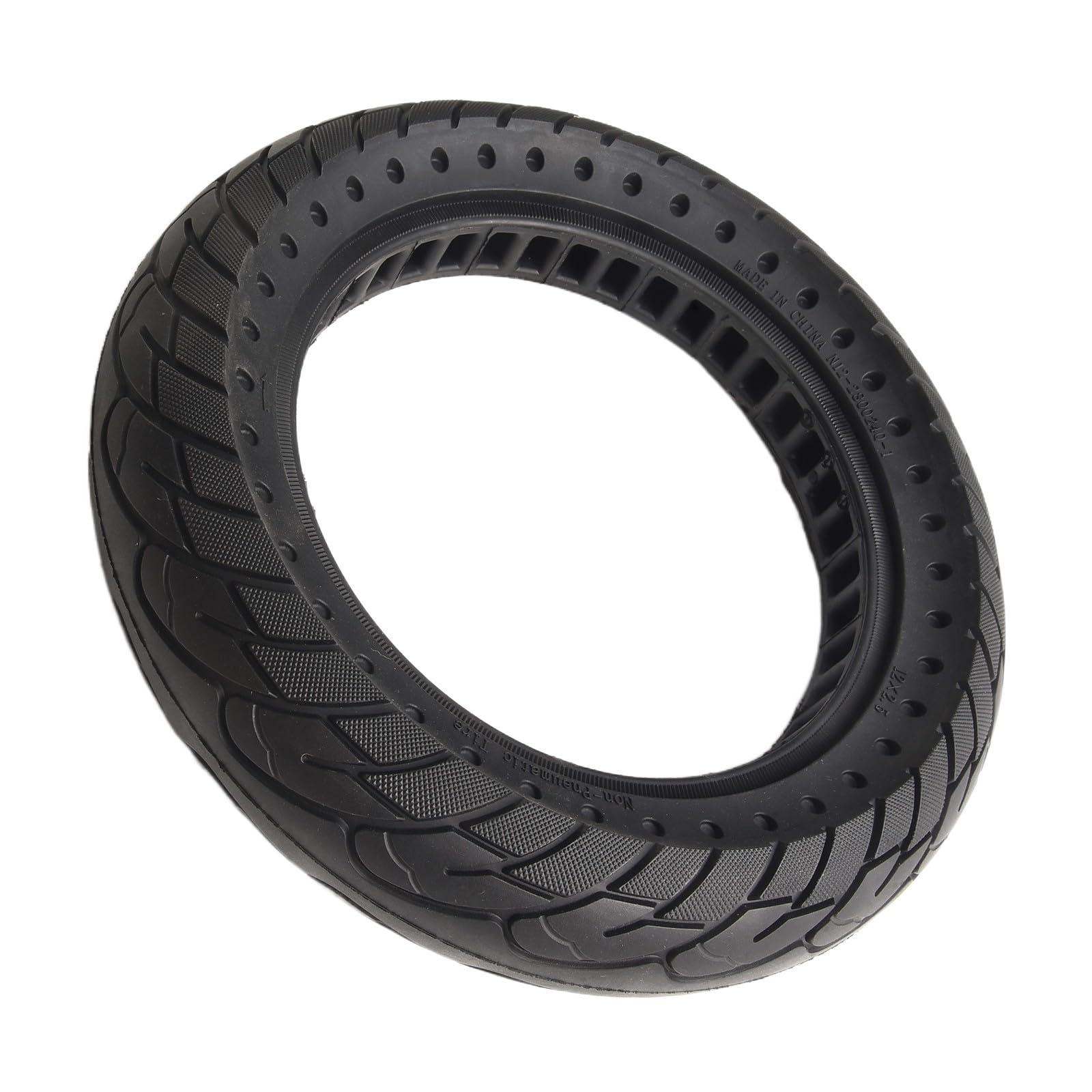 12-inch 12x2.50 Solid EV Tires Electric Vehicles, Puncture-Resistant, 62-203 Size, Black