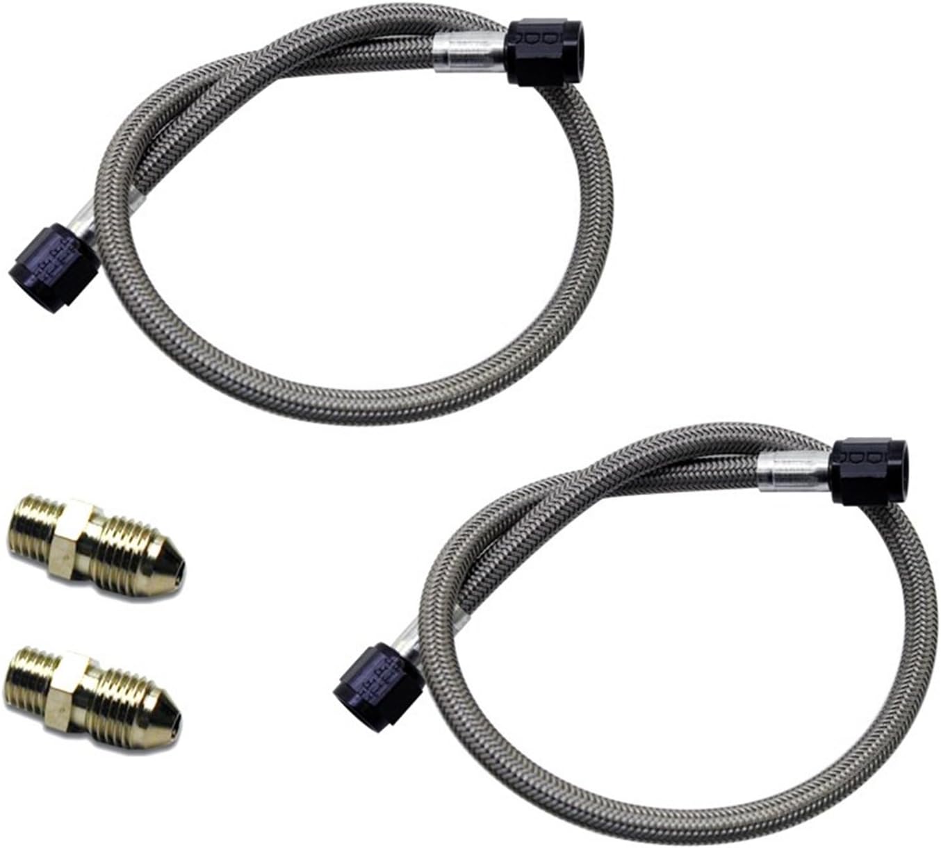 Nitrous Express 15728LK Line Kit for Use w/PN[15728] Incl. SHO Hoses Qty. 2 4AN Solenoid Fittings Qty. 2 Line Kit