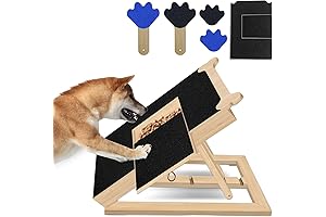 Multi-Functional Dog Scratch Board Large Dog Scratching Pad, Trimming Tool