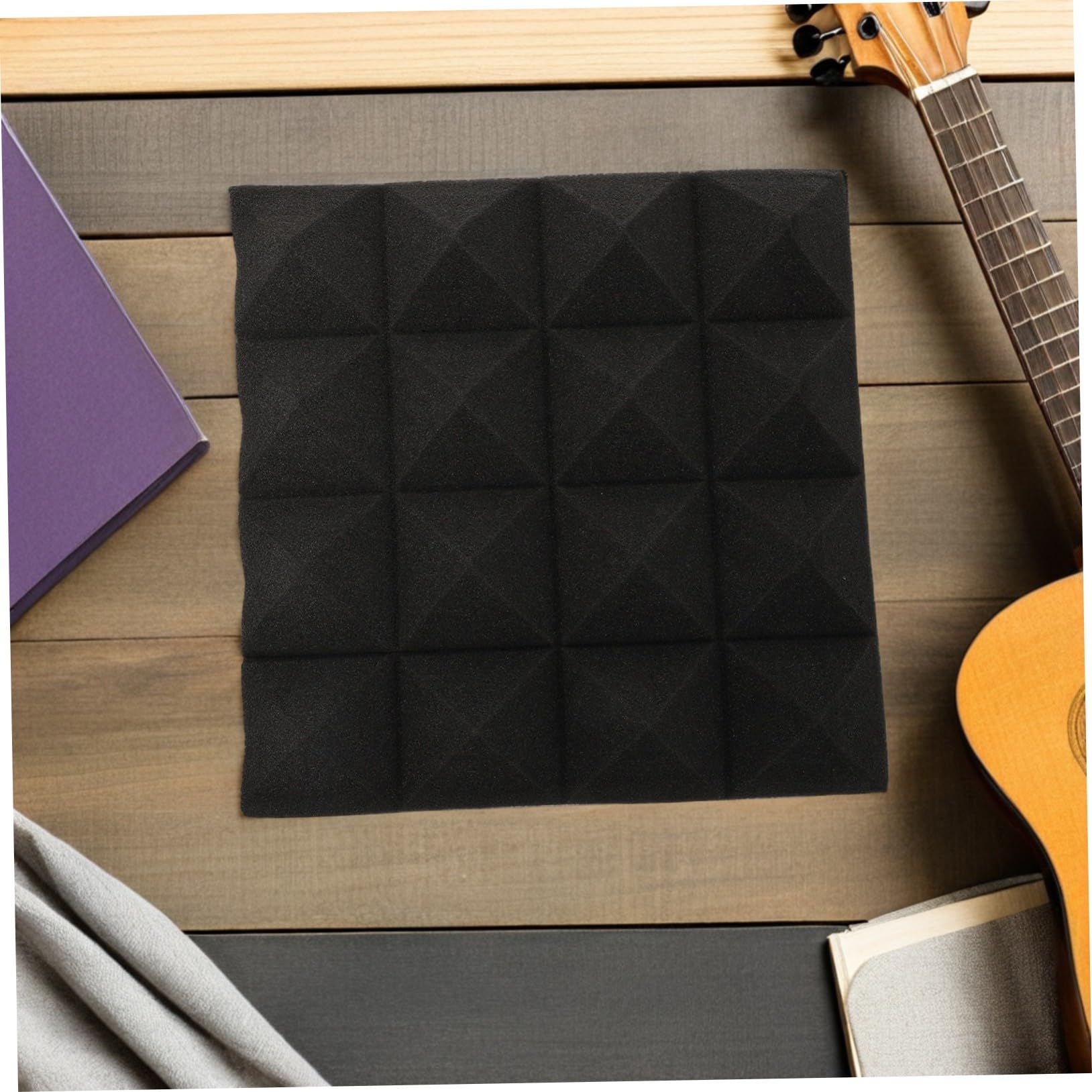 10 Paneles Acústicos De Fácil Instalación Insonorización Acústica Aislamiento Acústico Bricolaje Reducción De Ruido Para Paredes Color Negro