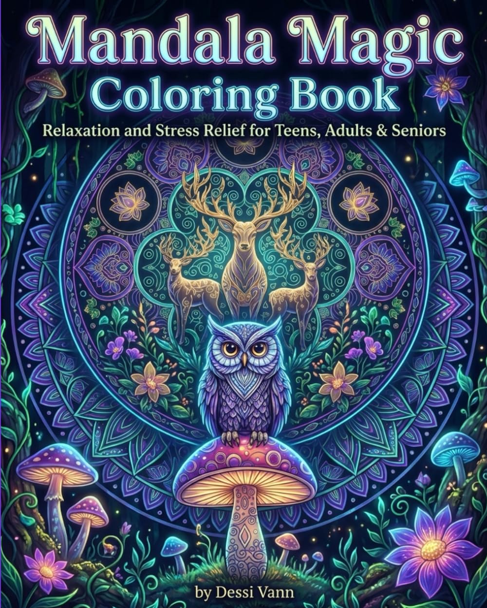 Mandala Magic Coloring Book: Beautiful Mandala Designs for Relaxation and Stress Relief for Teens, Adults & Seniors