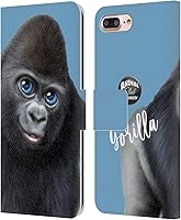 Vista 255 de Head Case Designs Funda de piel con licencia oficial de Animal Club International Bat Faces compatible con Apple iPhone 7 Plus/iPhone 8 Plus