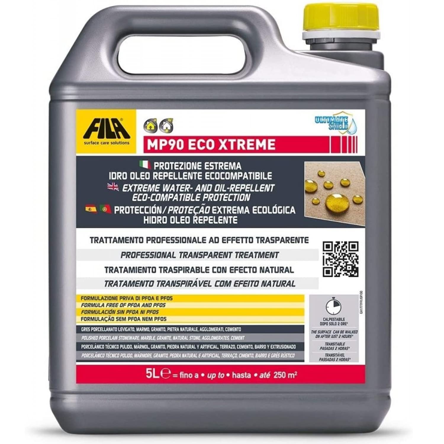 Fila Mp90 Eco Xtreme 5 Litri Protezione Estrema Idro Oleo Repellente Ecocompatibile