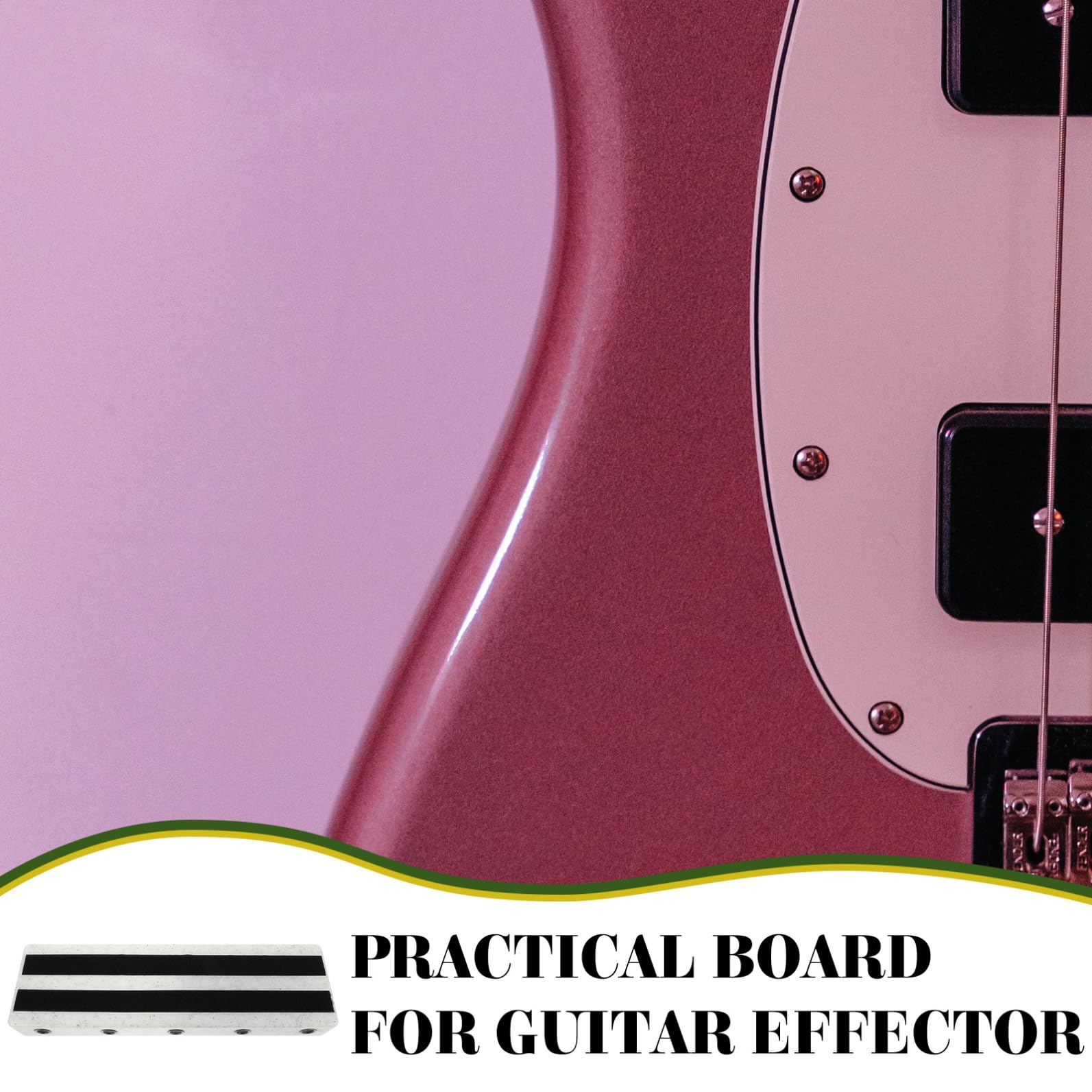 SHOWERORO Pedaliera Per Chitarra Elettrica Per e Resistente Organizzatore Per Live Musicisti Professionisti e Principianti