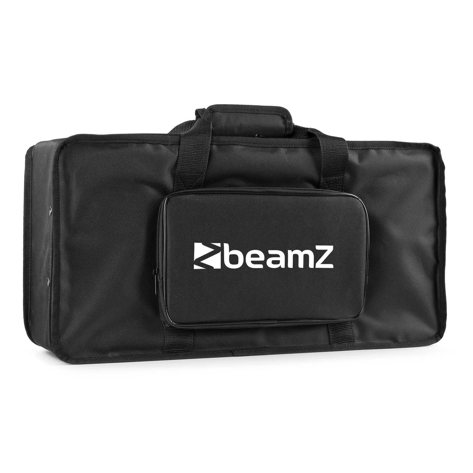 BeamZ AC420 Valise Souple pour 8 Projecteurs par LED RGBW BBP44 - Noir, Pratique et Résistante, 8 Compartiments Individuels pour Une Meilleure Protection, Idéal pour Le Transport de Vos Projecteurs