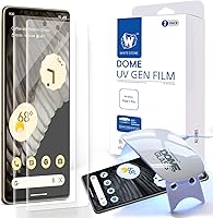 Vista 1 de Whitestone - Protector de pantalla de película UV GEN para Google Pixel 7 Pro, protector de pantalla de película dura con luz UV para Google Pixel 7
