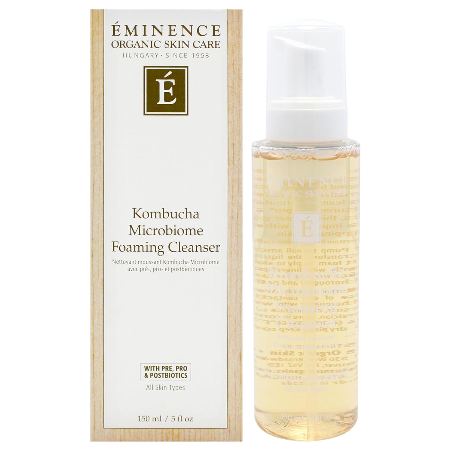 Eminence Kombucha Microbiome Foaming Cleanser for Unisex - 5 oz Cleanser