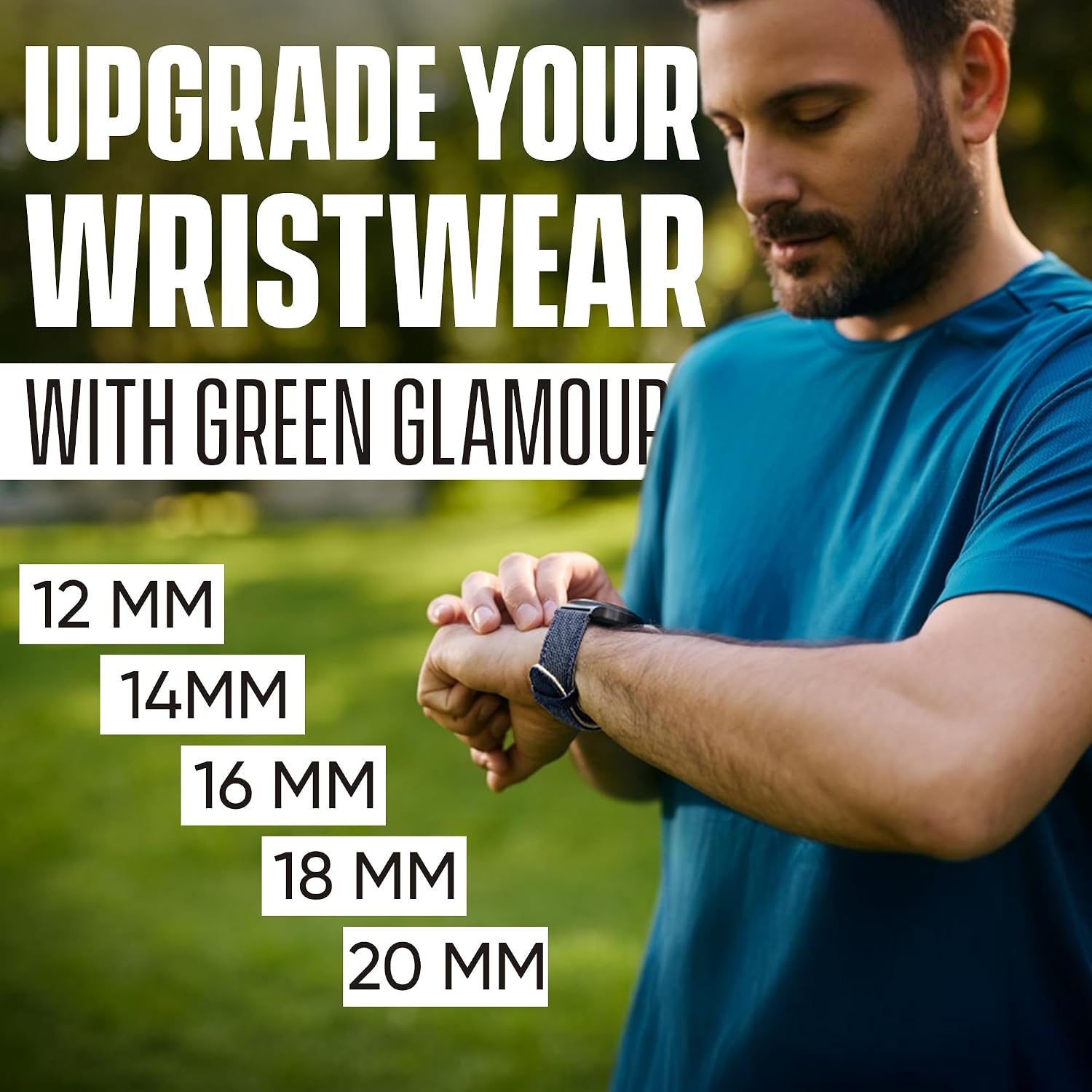 ALPINE Padded Vegan Leatherette Watch Strap - Leather Free Watch Band - Replacement Watch Band - Eco-Friendly Bands for Women & Men - Compatible with Regular & Smart watches image 5