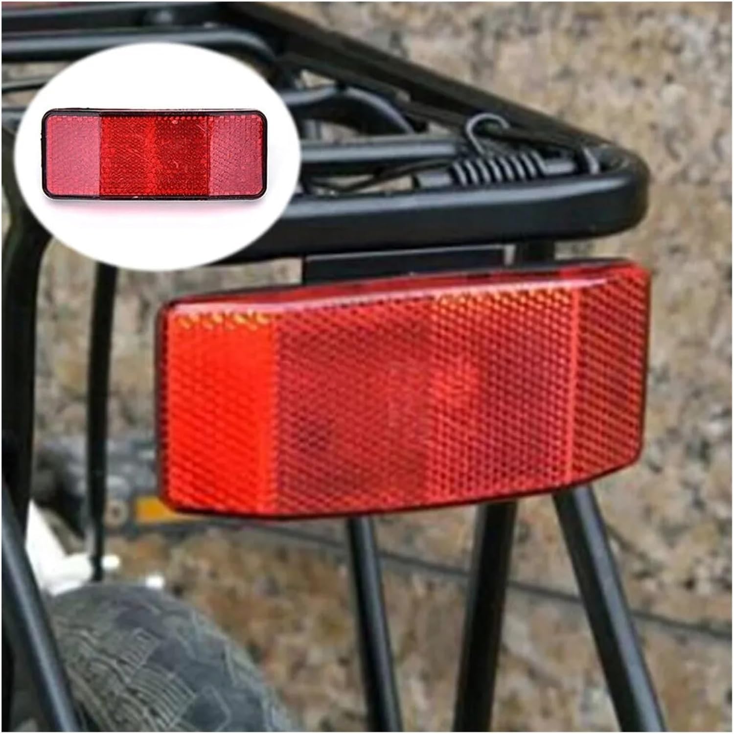 Handlebar Reflector 35 Pcs Bicycle Handlebar Reflector Set Scooter Off-Road Motorcycle Exterior Accessories (95x40mm)