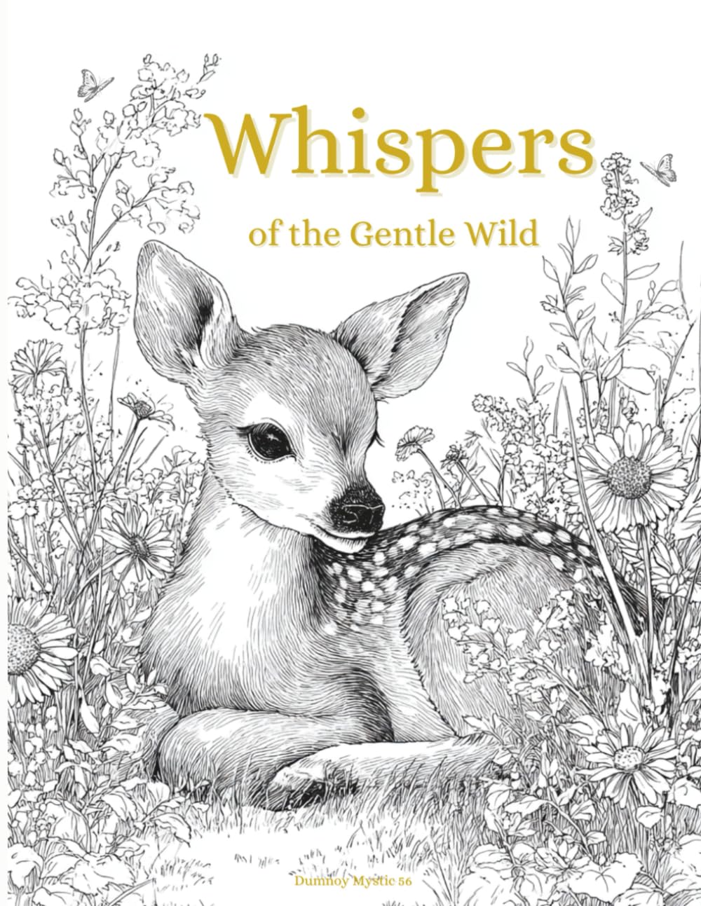 Whispers of the Gentle Wild: A Gentle Coloring Book for Quiet Moments