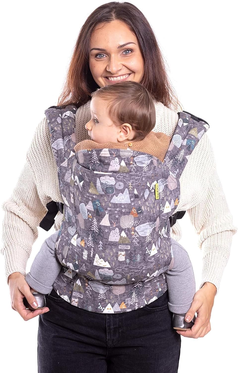 Boba Baby Carrier - Backpack or Front Pack Baby Sling for 7 lb Infants and Toddlers Up to 45 Pounds (Vintage Navy) — view 9
