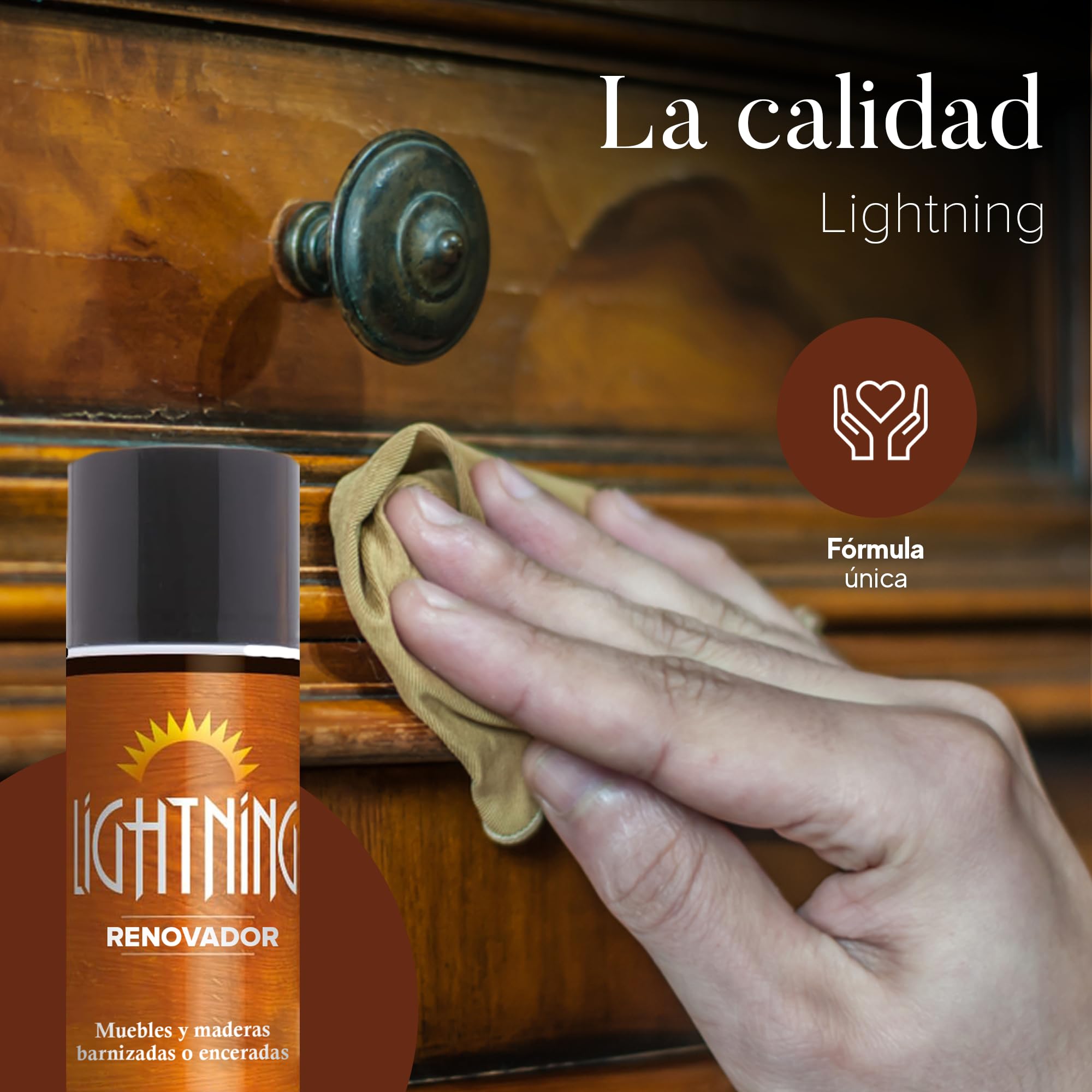 Lightning intensificación del madera barnizado/cirés aerosol 400 ml
