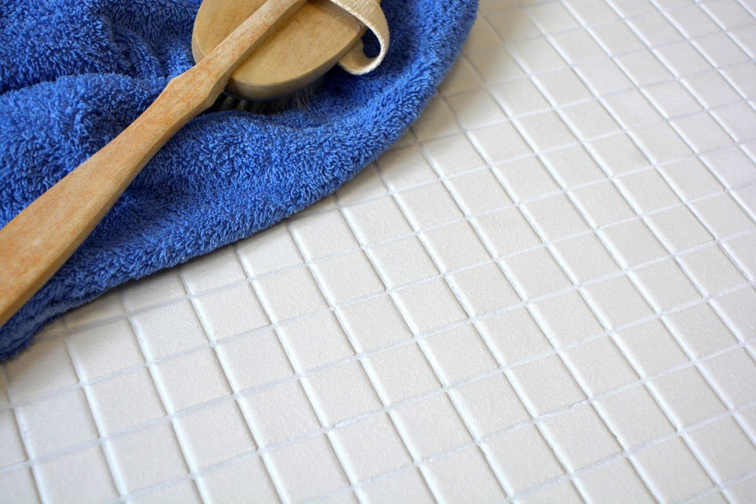 Céramique antidérapant blanc cassé Carreau de mosaïque