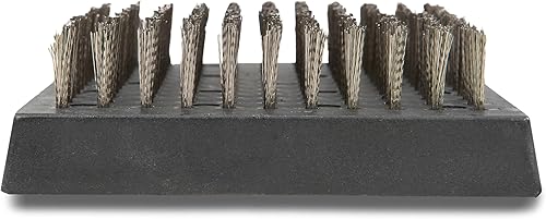 Miniatura 10 de BBQ-Aid Cepillo y raspador para parrilla de barbacoa mango de madera extendido grande y cabezal de cerdas de acero inoxidable reemplazable seguro y