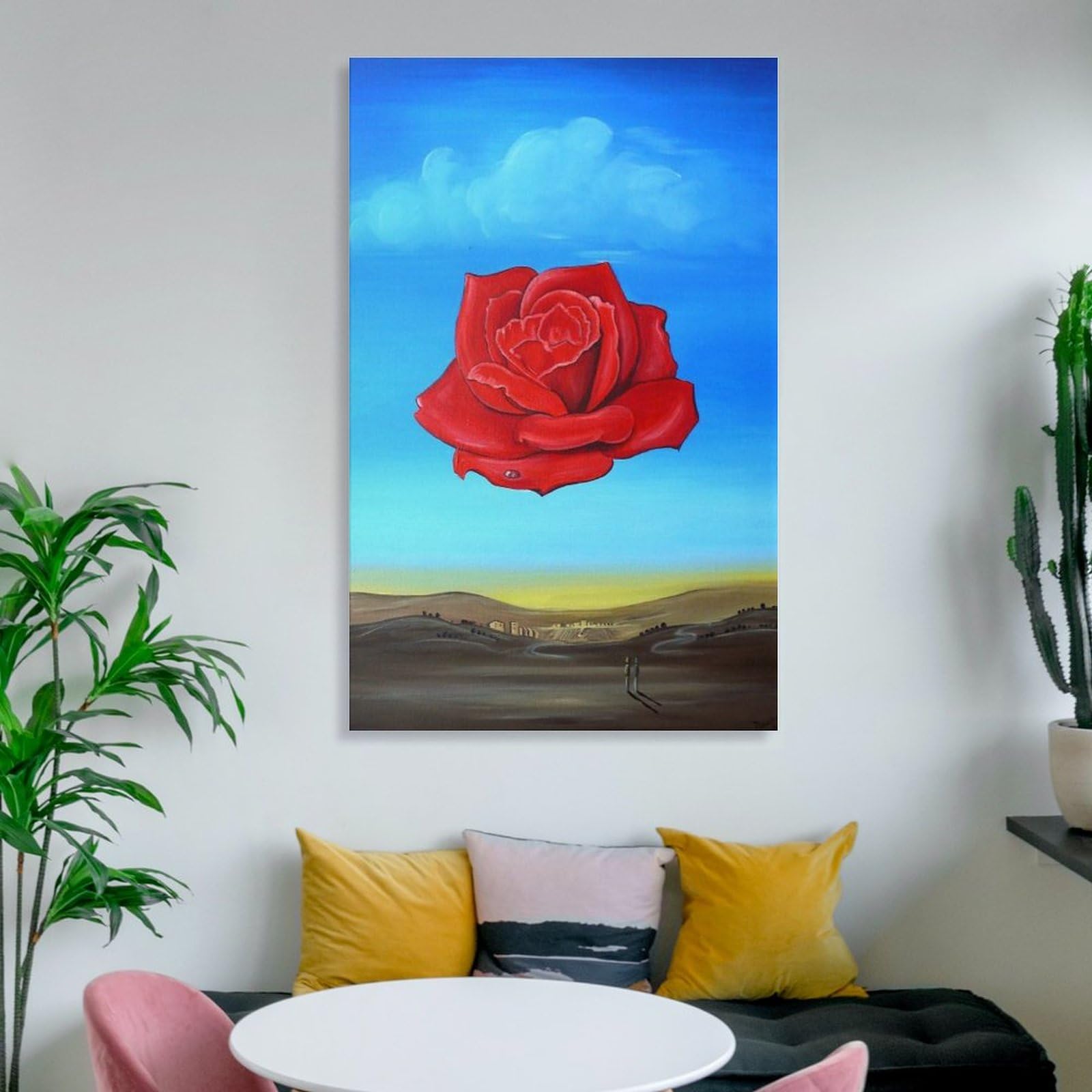 Amazon.co.jp: Salvador Daliサルバドール・ダリ《瞑想するバラ