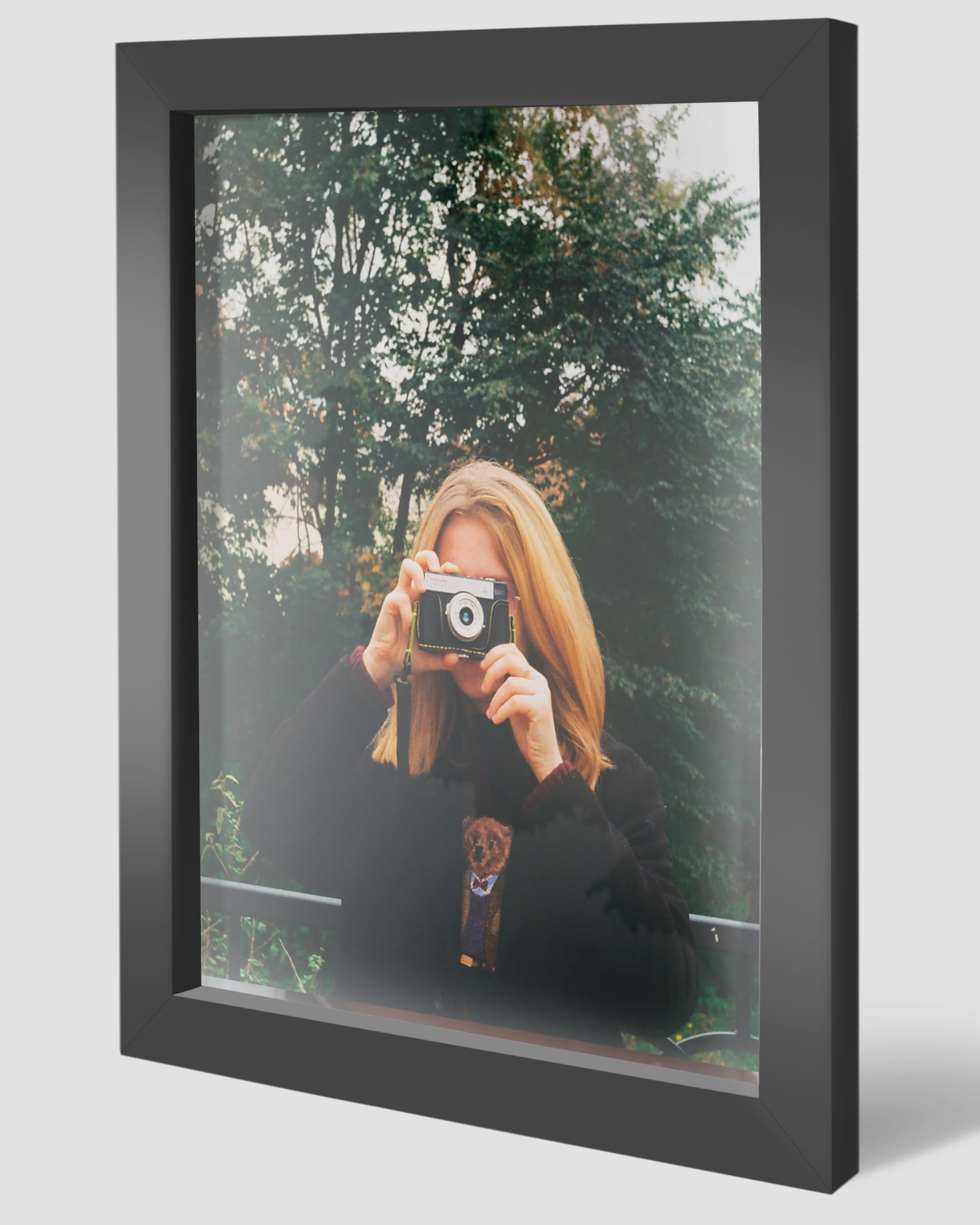 LIENZODECOR Póster Personalizado con Marco Negro | A3 29,7x42 cm | Cuadro con Foto | Imágenes en Papel de 250gr con Marco Incluido
