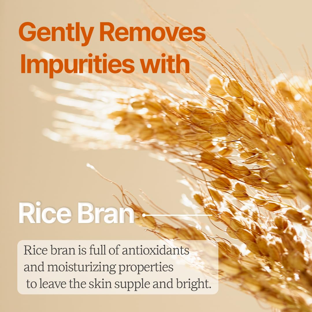 Gentle Rice Bran Toner Korean for Face (Tone, Rejuvenate & Moisturize) - Hydrating Vegan with Hyaluronic Acid - Rice Bran Extract (6.76 Fl oz) - Image 6