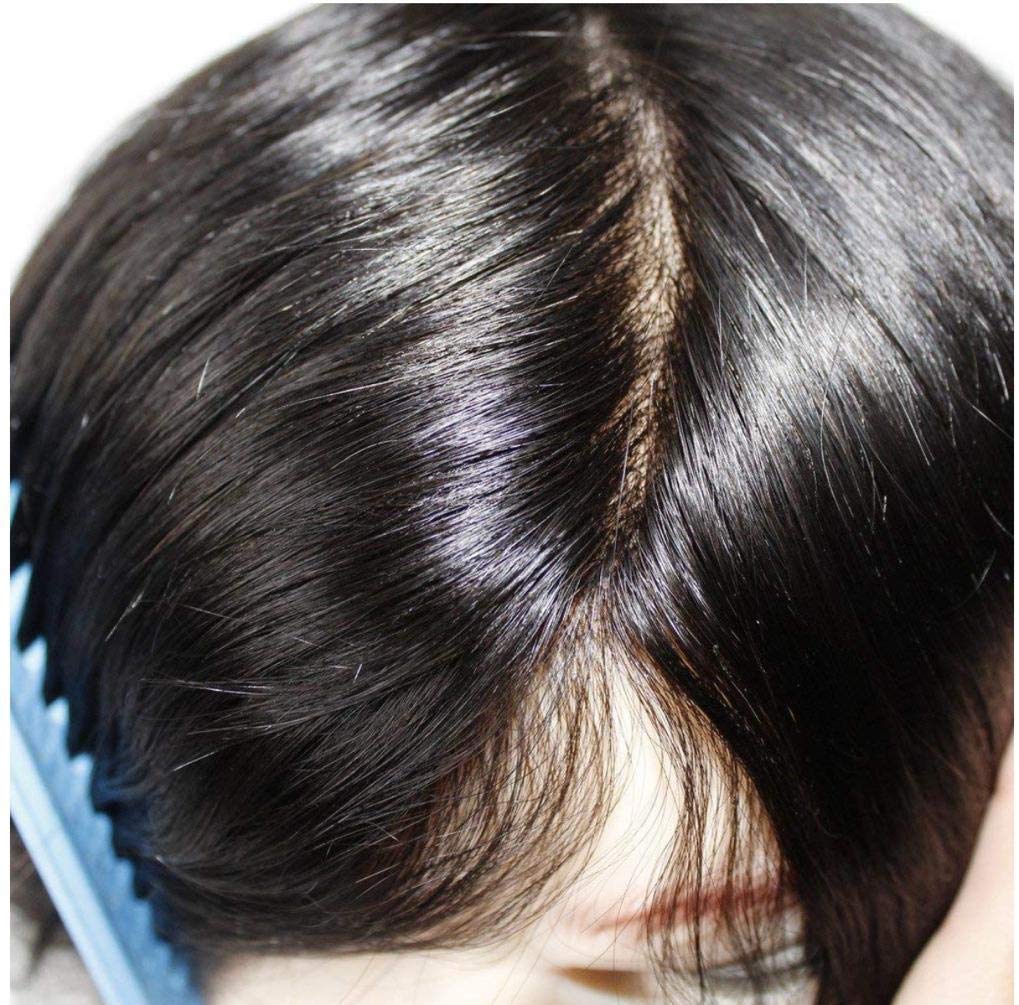 Inaaya Human Hair Toupee Hair Patch Hair Wig for Men and Boys Pack of 1 (8 * 6) 1