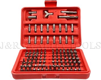 Vector Tools Security Bit Set, Chrome Vanadium Steel | 100-Piece Set
