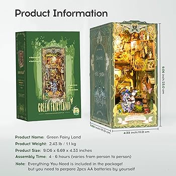 Amazon.com: Jioustoy Book Nook Kit for Adult, Booknook with Dust Amazon.com: Jioustoy Book Nook Kit for Adult, Booknook with Dust