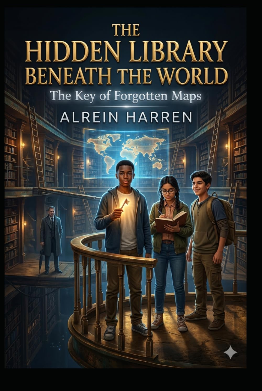 THE HIDDEN LIBRARY BENEATH THE WORLD:: The Key of Forgotten Maps