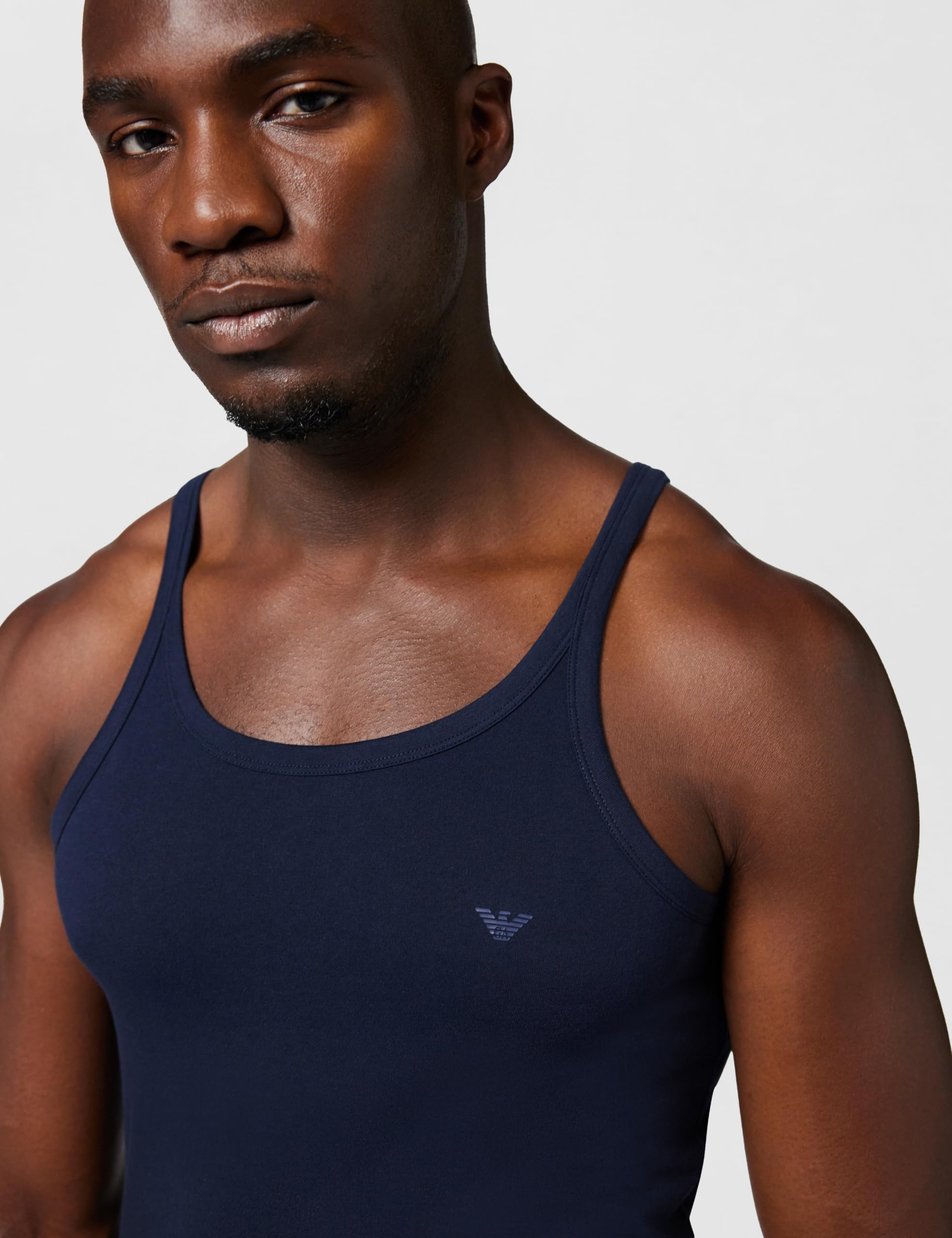 Emporio Armani 2-Pack Tank Pure Cotton Haut de Pyjama Homme (Lot de 2)