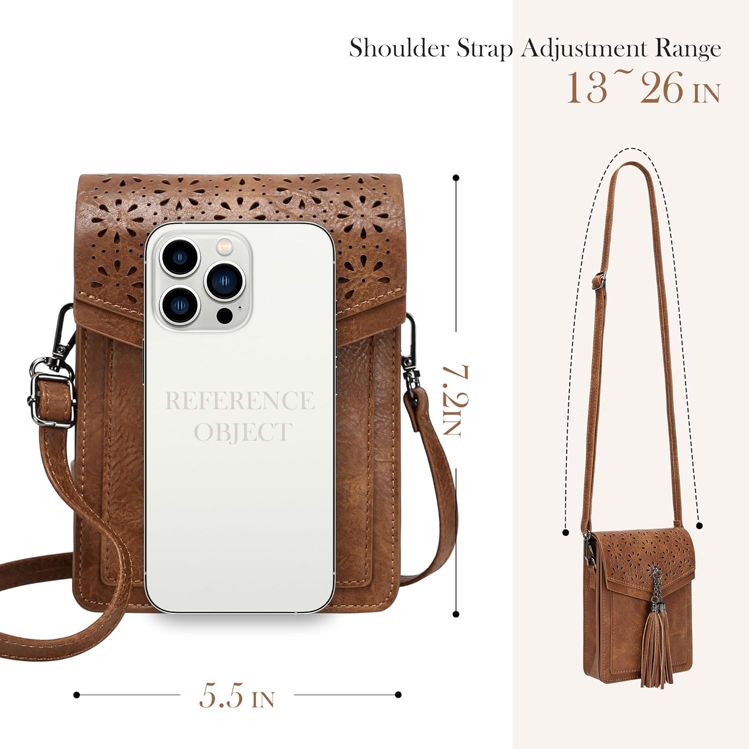 INICAT Small Crossbody Bags for Women Unique Gifts for Teenage Girl Cell Phone Purse Cross Body Bag For Woman Wallet Purse | Small, Gifts for Teenage Girls - Image 2