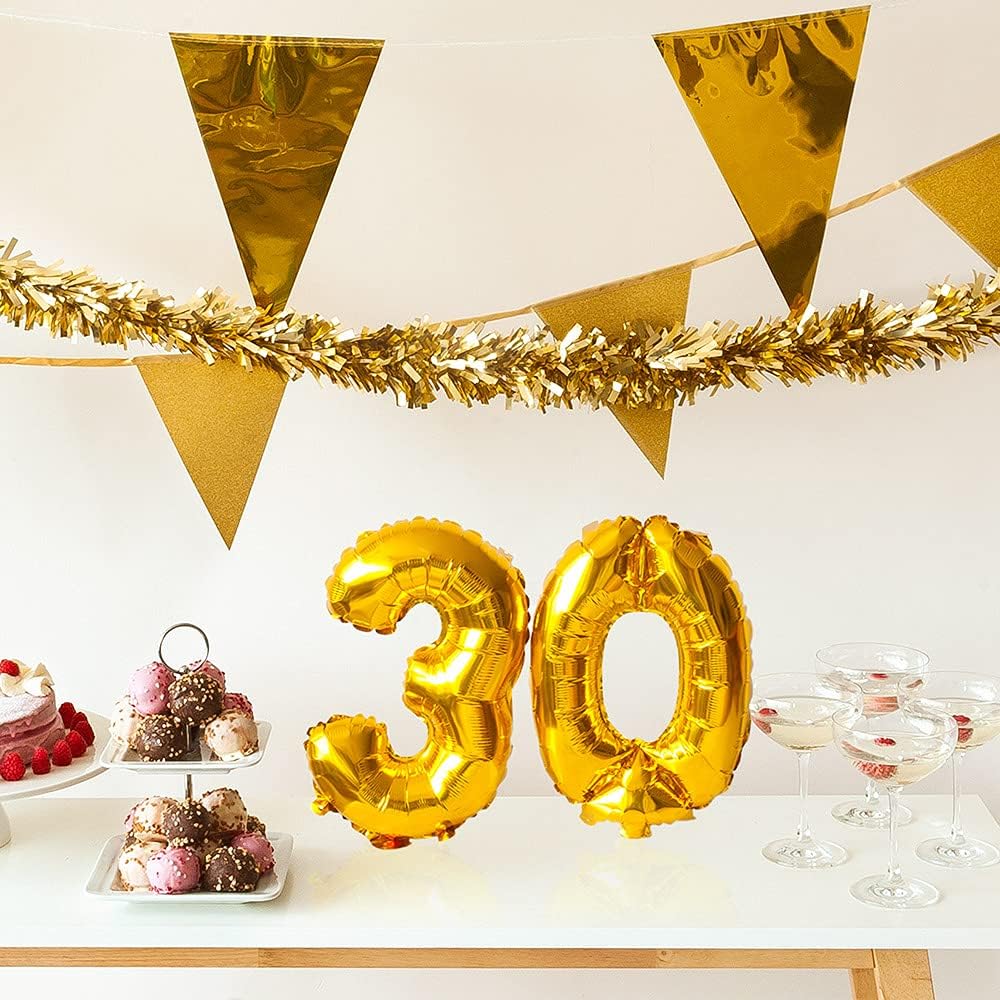 Mylar Balloon Number ‘1’ (36cm), Gold – BigaMart