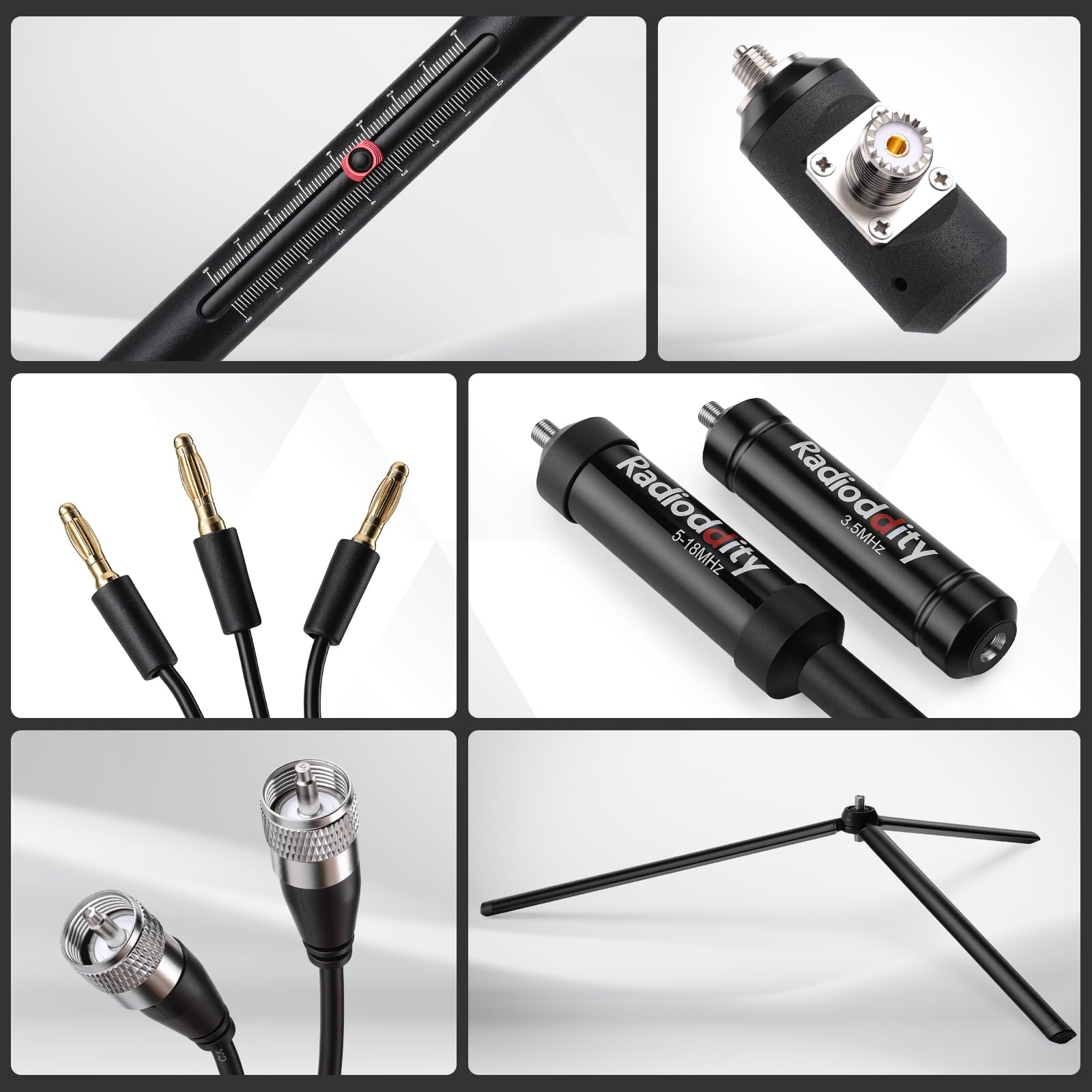 Radioddity Antenne RF Portable HF-010