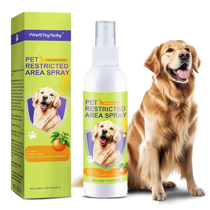 Spray Repelente para Gatos e Cães PAWSToyTechy para Móveis e Treinamento, 120 mL