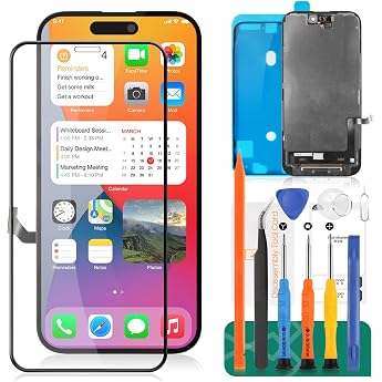 LCD Display for iPhone 13 Pro Max 6.7 Inch A2644 Touch Screen with Frame
