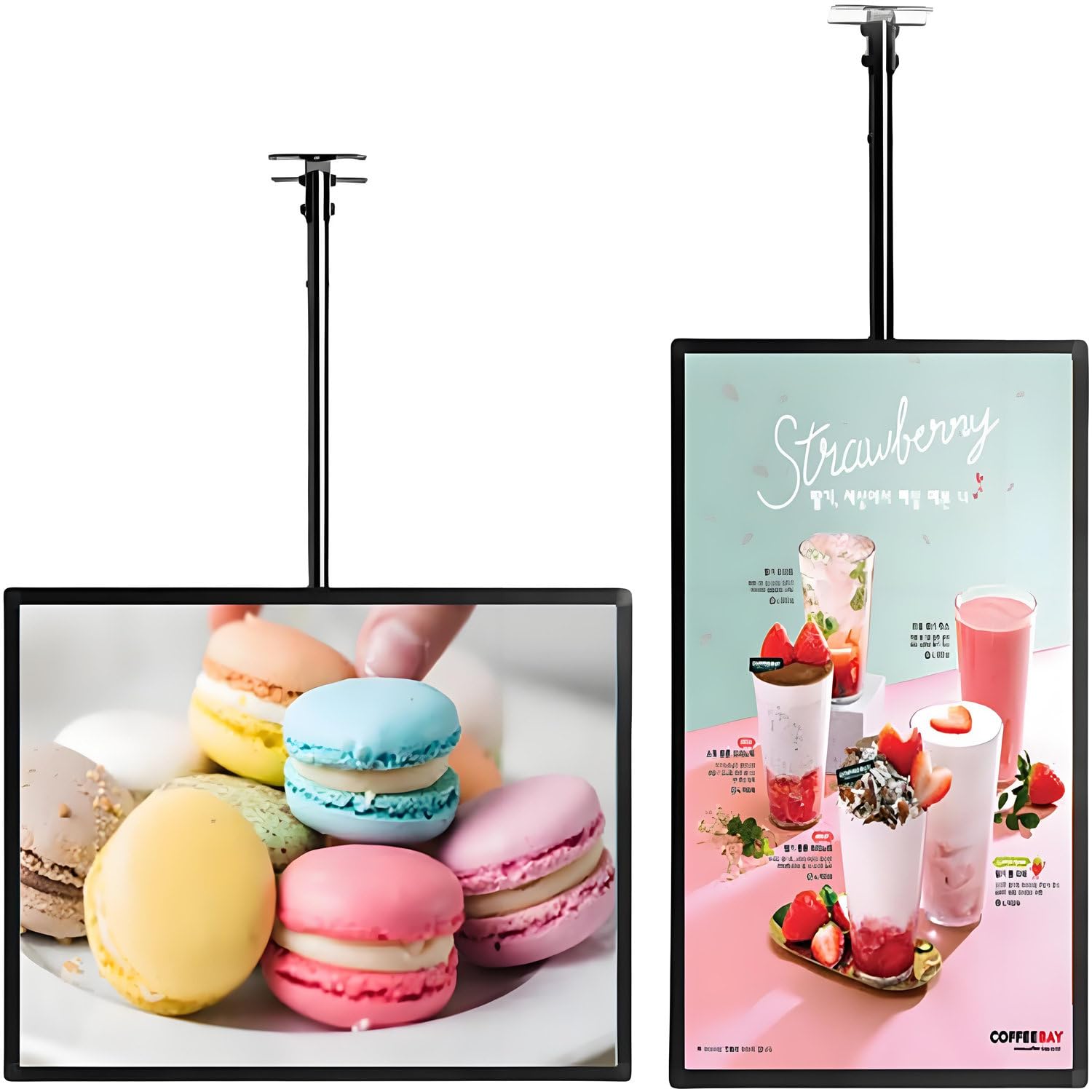 Tablero de menú retroiluminado LED, caja de luz ultrafina, a presión, valla publicitaria iluminada impermeable, exhibición montada en la pared para restaurantes, 30 x 40 cm