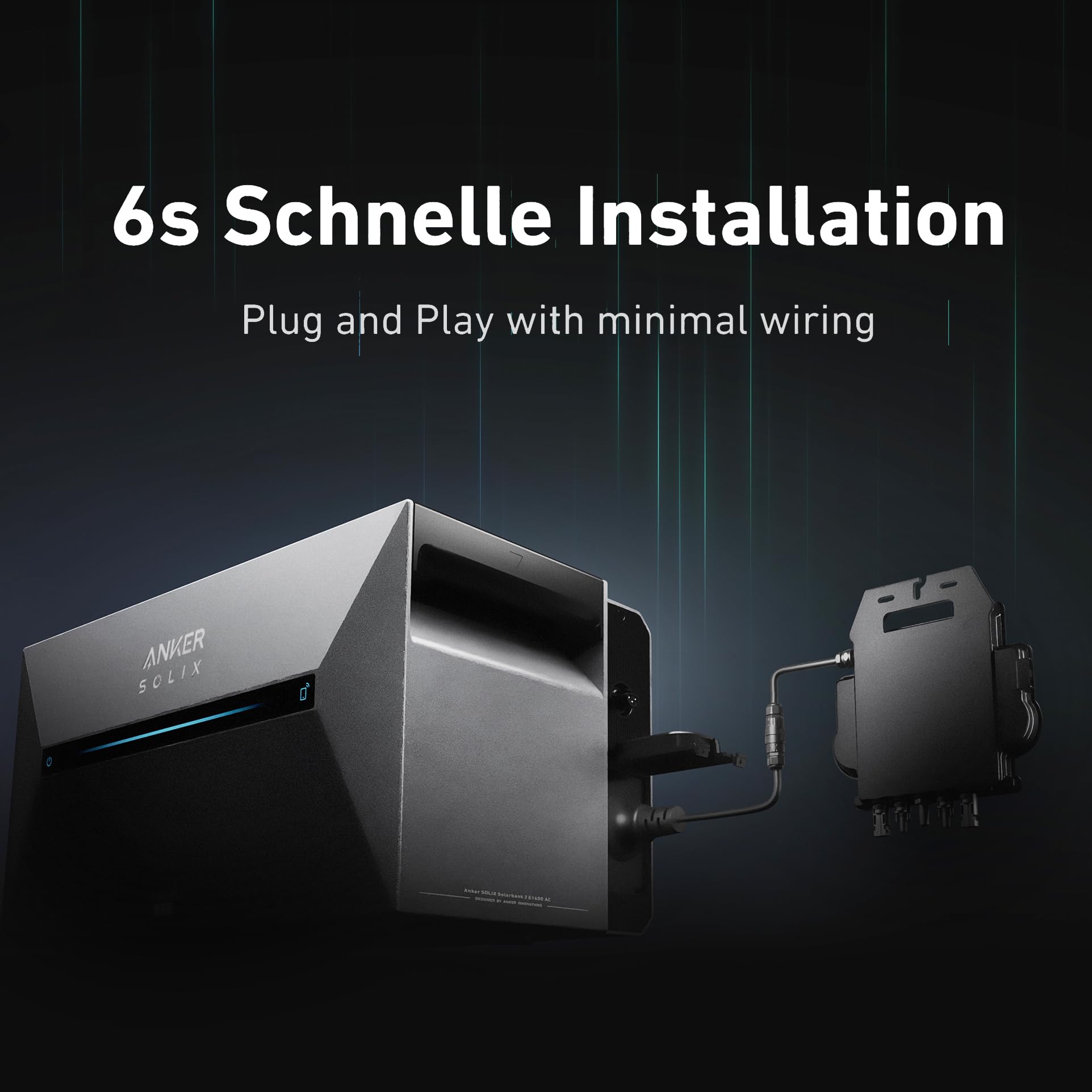 ALLDREI® Solarbank 2 E1600 AC Speicher für Balkonkraftwerk, All in One Stromspeicher 1,6kWh mit Wechselrichter, Komplettset mit EZ1 Wechselrichter & Smarten Zähler, 0% MwSt.