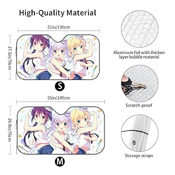 Amazon | ごちうさ リゼ 可愛い アニメファッション 車用