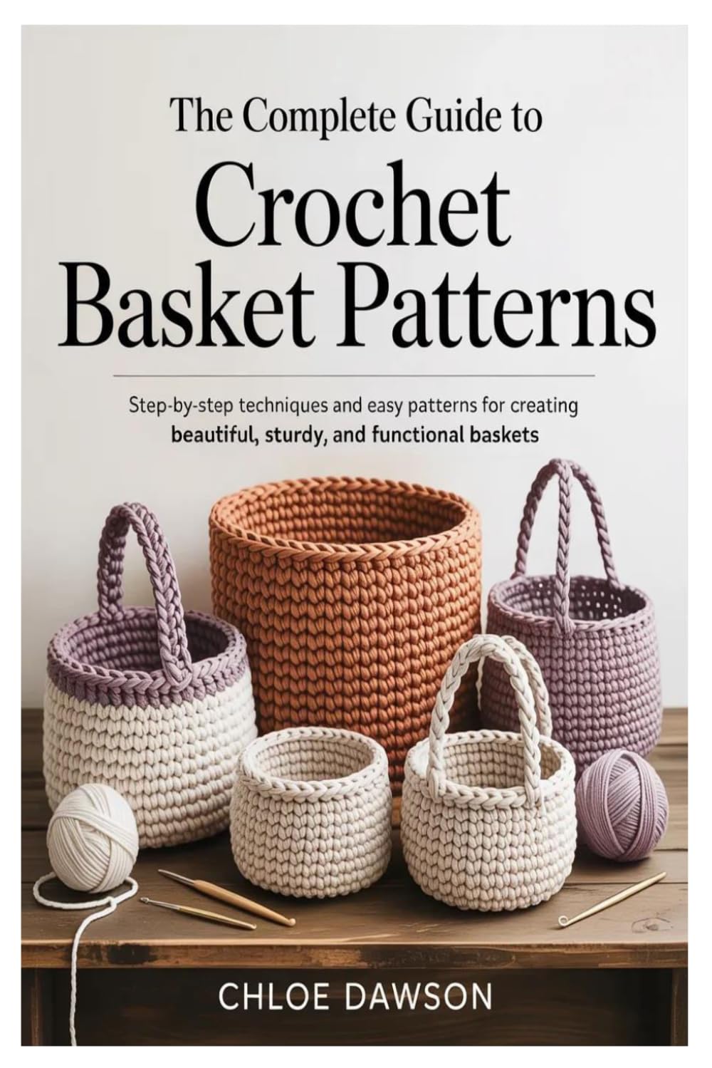 The Complete Guide to Crochet Basket Patterns: Step-by-Step Techniques and Easy Patterns for Creating Beautiful, Sturdy, and Functional Baskets