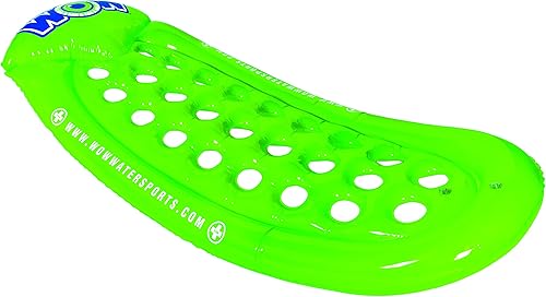Miniatura 3 de WOW Sports - Flotador inflable para piscina - Tumbona verde - Salón de piscina - Gran balsa flotante para bronceado