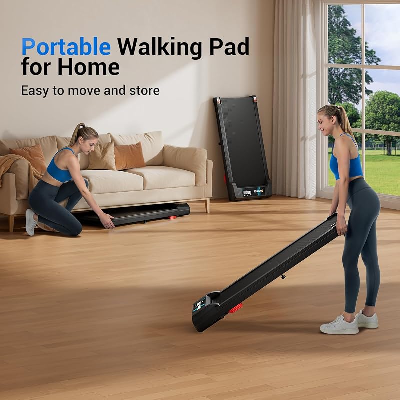 YUEJIQI Walking Pad with Incline, Under Desk Treadmills for Home image 7