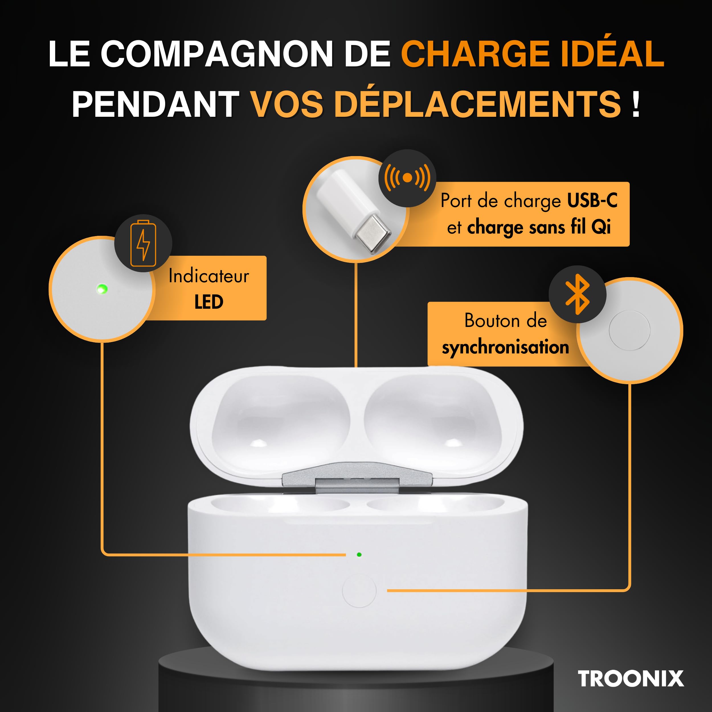 Caja Airpods Caja Carga Inalu00e1mbrica Compatible Air Pods