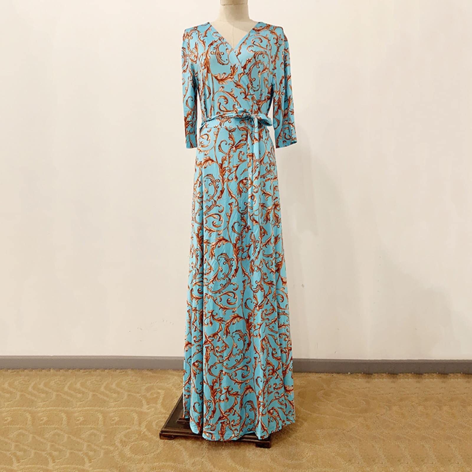 Vestito Boho Maxi Dress Dress Vestito Estivo per Le Donne A Lungo per Il Pavimento Abiti Split Dress Robe Femme