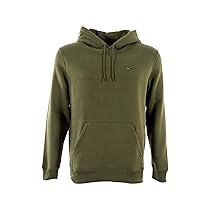 Tommy Jeans Felpa con Cappuccio da Uomo Tjm Reg S Flag Ext Dm0dm20742 (Confezione da 1), Verde (Verde Scuro), S