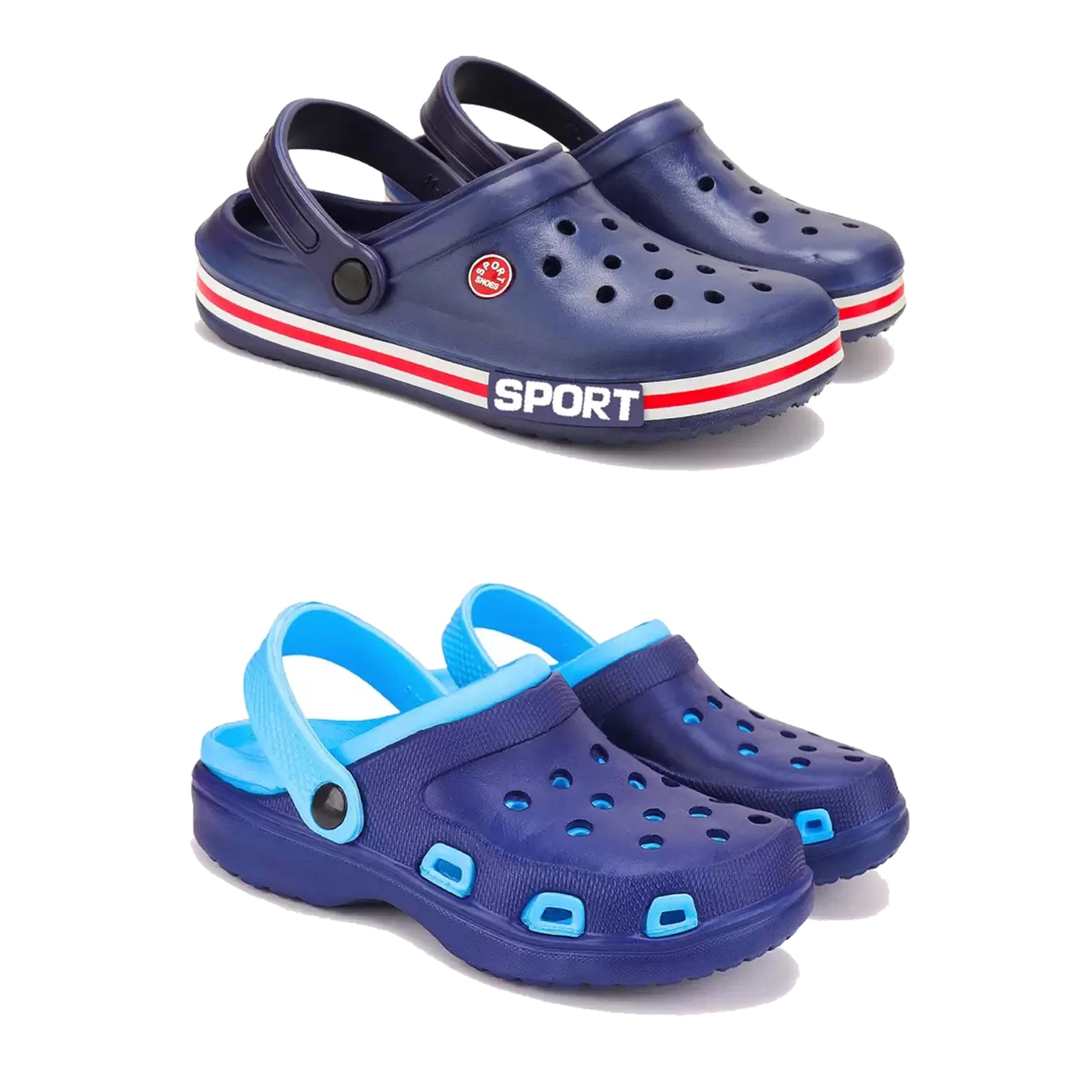 Men's Sandals Clogs| Lightweight Wear| Stylish & Easy to Wear for Men's GR-SAN-(2-Combo)-3015-3019-image-17