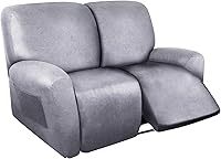 Vista 10 de Fundas para Silla Reclinable de Aspecto de Cuero, 4 Piezas, Funda Lazy Boy para Silla Reclinable, Funda de Sofá Suave, Protector de Muebles Lavable