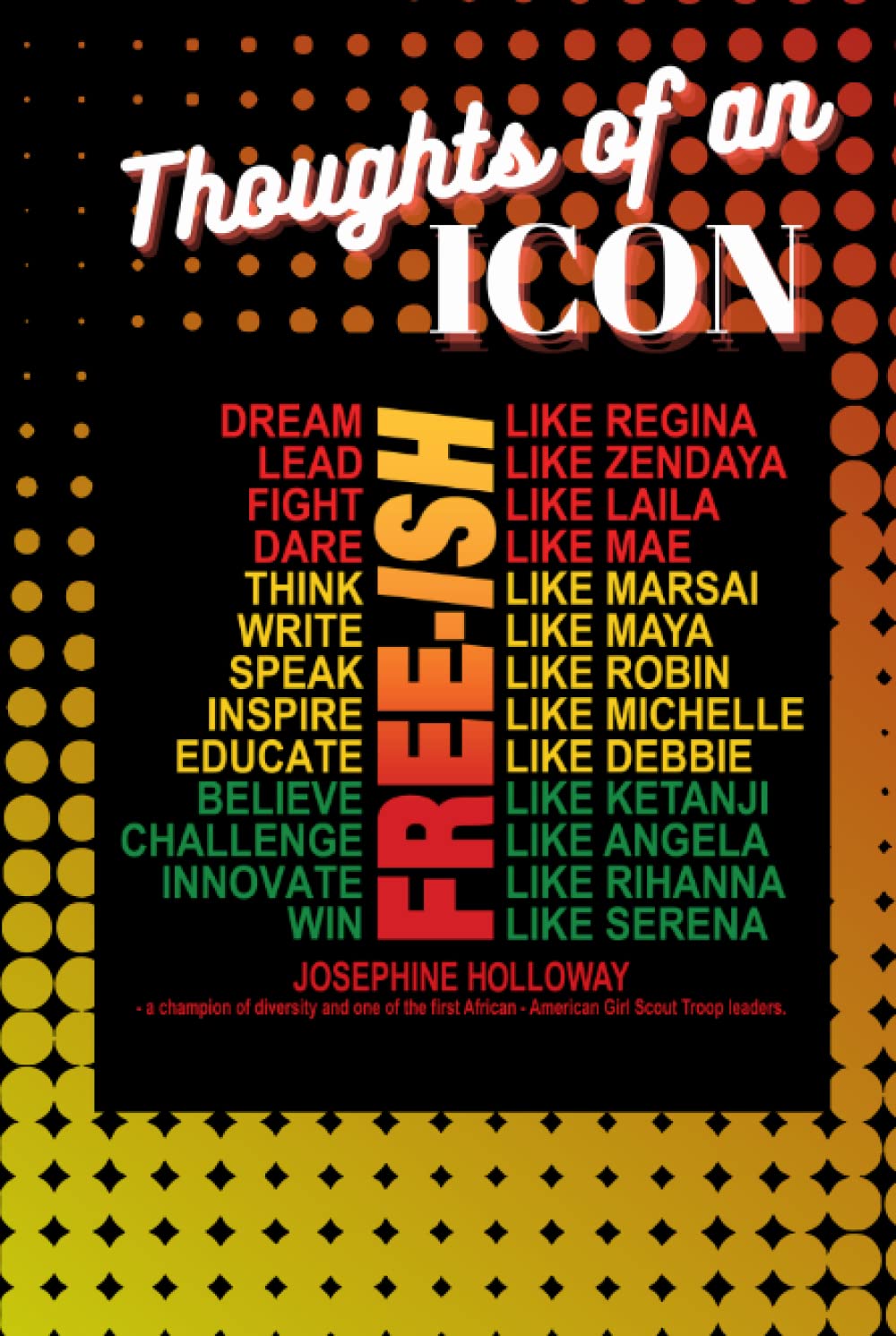 Thoughts of an Icon: Cool Multi Colored Journal, 120 pages, Ideal for Young Girls and Scouts