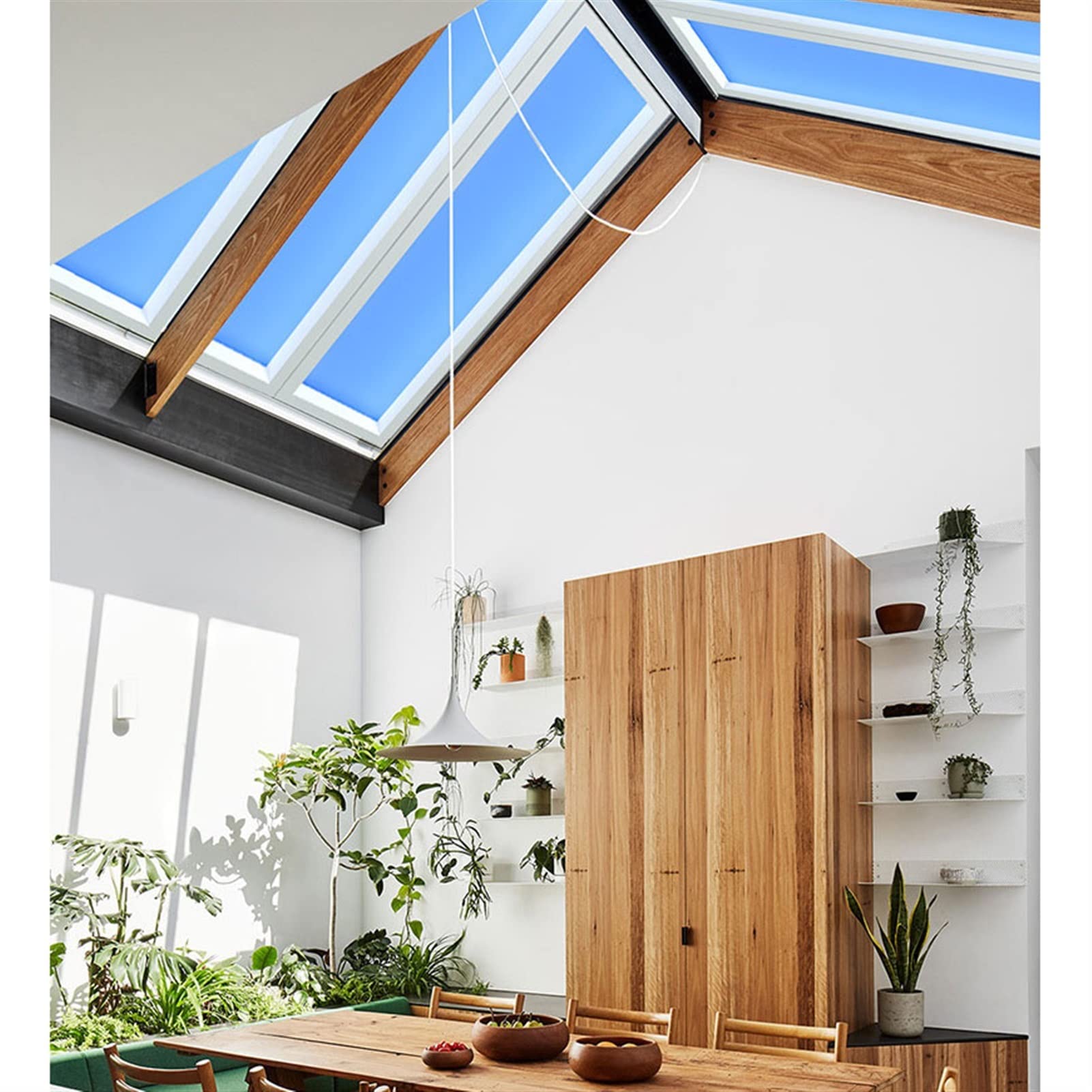 Lampada Smart Blue Sky, Finestra di Luce Solare Artificiale, Simula Un'irradiazione di Luce Solare, Ecosistema Intelligente Regolabile, per Soggiorno e Ufficio(Non-intelligent,E 600 * 600mm)