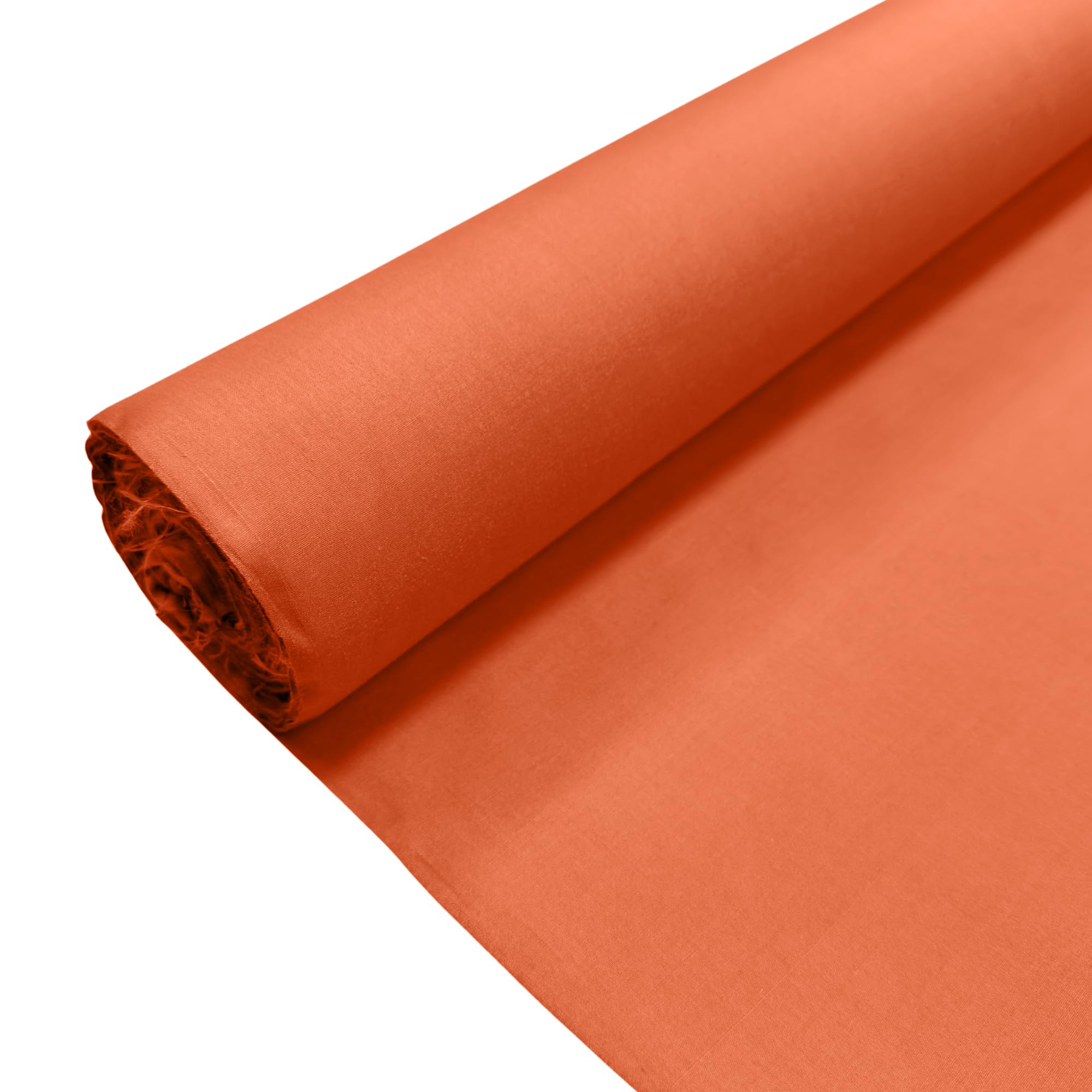 Mango Plain Polycotton Fabric Dress Craft Poly Cotton Material | 10 Metre (1000cm x 112cm) | Soft Poly Cotton for Sewing, Dressmaking, Crafts, Bunting & Lining — image 1