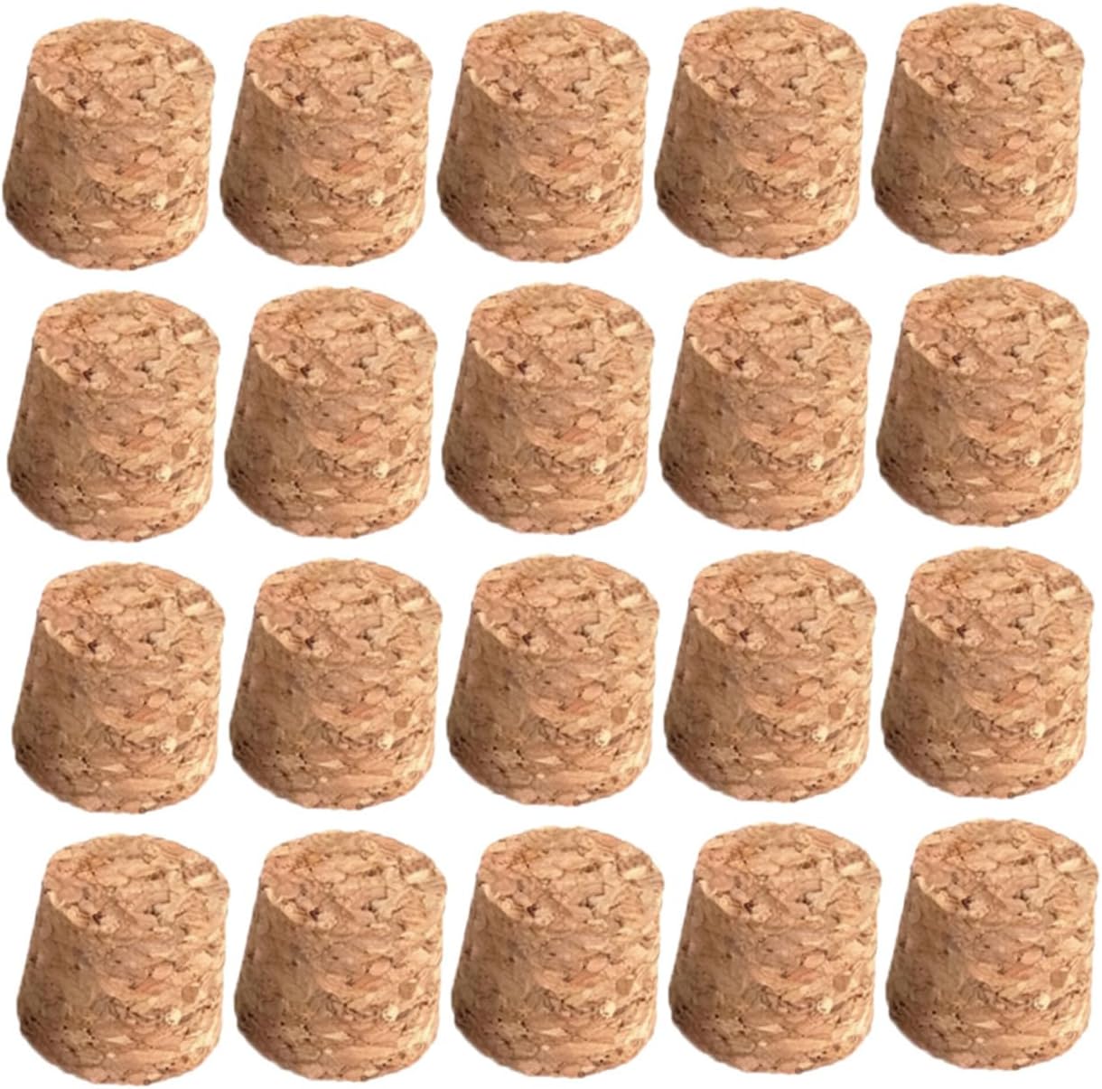 Wooden Wine Bottle Stoppers Replacement Corks 100pcs for Opened Beverages