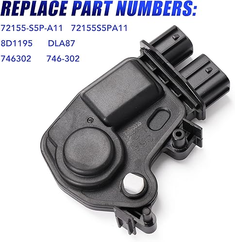 Miniatura 3 de Actuador de cerradura de puerta delantero de repuesto para Honda Accord Civic CR-V Element Odyssey Pilot 2003-2007, Acura RSX 2002-2006,