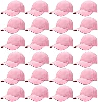 Vista 58 de Falari - 24/144 unidades de gorra de béisbol unisex, lisa y de tamaño ajustable, venta al por mayor