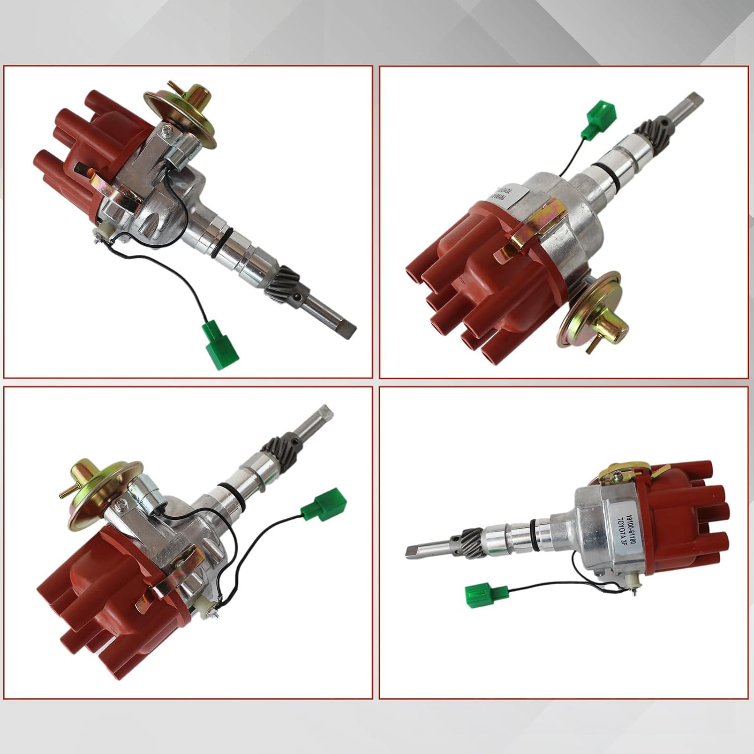 Electronic Distributor for 1975-1979 Toyota Land Cruiser FJ40 1984-1987 Toyota Land Cruiser FJ70/FJ73/FJ75 1980-1989 Toyota Land Cruiser FJ60/FJ62 1990-1992 FJ80 Replace OE#19100-61180