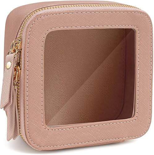 Miniatura 8 de Bolsa de maquillaje transparente, bolsa de aseo aprobada por la TSA, bolsa de maquillaje de viaje, bolsa de viaje transparente para cosméticos,